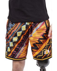 Lids Los Angeles Lakers Mitchell & Ness Hardwood Classics 2009 Hyper Hoops  Swingman Shorts - Purple