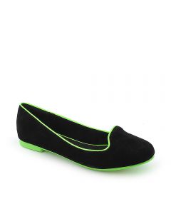 Black Velvet/Neon Green