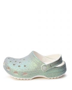 Grade-School Iridescent Glitter Classic Clog