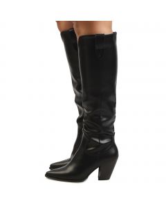 Mondee-1 Straight Cut Cowboy Boot  black