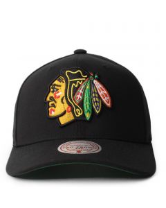 NHL Chicago Blackhawks Pro Crown Fit Snapback  Black