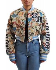 Tapestry Cropped Jacket Botanic