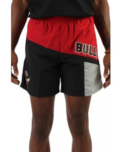 Mitchell & Ness Black Chicago Bulls Big Face 4.0 Mesh Shorts
