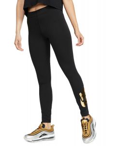 nike gold and black leggings