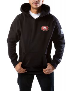 49ers Heavy Fleece Hoodie Black