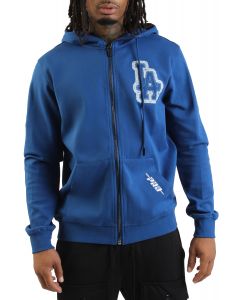 MLB Los Angeles Dodgers Bones Hoodie  Blue