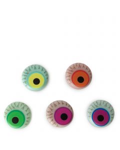 Crazy Eyes 5 Pack Jibbitz Multi Color
