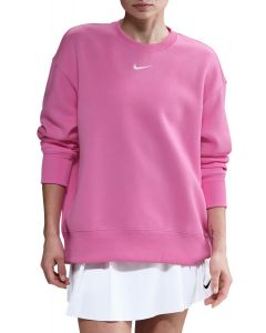 Sportswear Phoenix Fleece Oversized Crew-Neck Sweatshirt Playful Pink/Sail