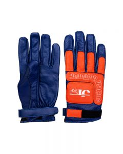 Vintage Racing Glove - Orange and Blue Orange and Blue