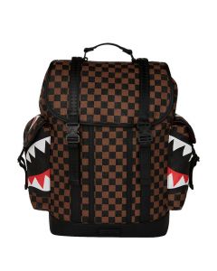  Check 2 Emboss Monte Carlo Backpack  Brown