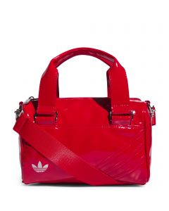 Patent Trefoil Crossbody Bag Scarlet Red