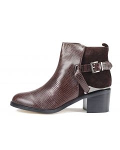 Senso Shoes: India 1 Bordo Bootie Bordo