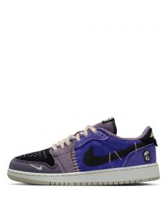 (GS) Zion Williamson x Air Jordan 1 Retro Low OG Voodoo Alternate Regency Purple/Vapor Green-Black