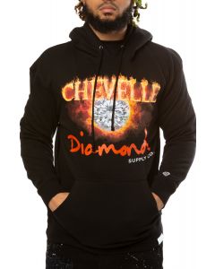 Burnout Crew Hoodie Black