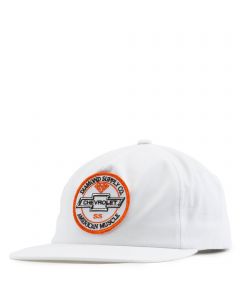 American Muscle Snapback Hat White