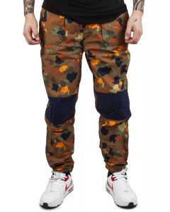 Panda Roots Camo Track Pants Brown