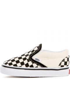 (TD) Checkerboard Slip-On BLACK/TRUE WHITE CHECKERBOARD