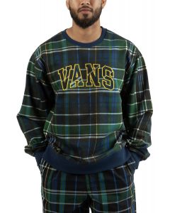 Plaid Varsity Crew Eden Green
