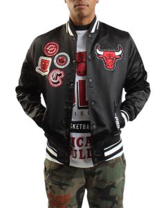 PRO STANDARD NBA Chicago Bulls Jewels Satin Jacket