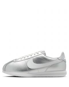 Women's Cortez Metallic Silver/White-Grey Fog