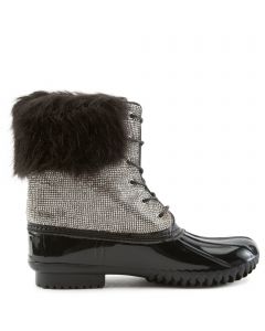 Diamonte Fur Duck Boots