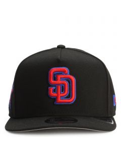 MLB San Diego Padres 950AF Pre-Curved Snapback  Black/Royal/Red
