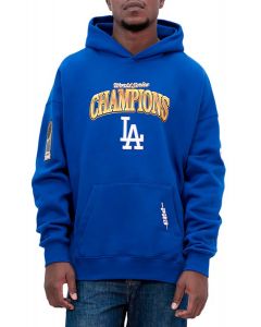 MLB LOS ANGELES DODGERS WORLD SERIES 2025 DROP SHOULDER HOODIE Dodger Blue