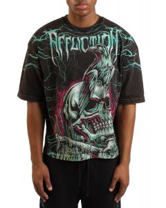 Ghost T-Shirt Black/Brown Lava Purple