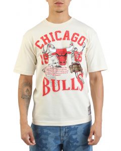 NBA Chicago Bulls Heritage Dunk T-Shirt Cream