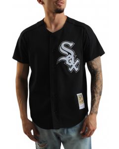  Frank Thomas Black Chicago White Sox 2005 Authentic Batting Practice Jersey Black