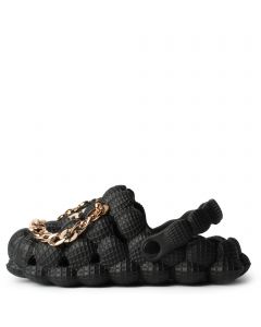 Bubble Charm Sandal  Black