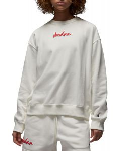 Brooklyn Fleece Crew-Neck Sweatshirt Sail/Black