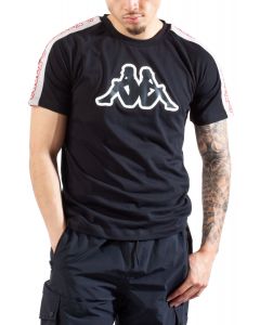 Logo Tape Davirec Tee Black Smoke-Grey Ashred Chily Pepper