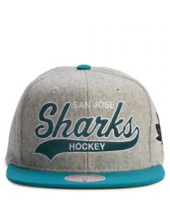 NHL San Jose Sharks Tailsweep 2.0 Melton Original Fit Snapback Grey