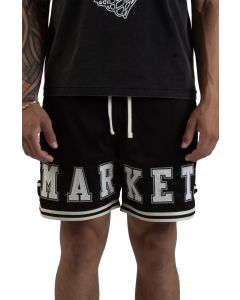 Market International Game Shorts  Black