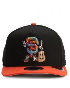 MLB San Francisco Giants Cartoon 950AF Pre-Curved Snapback  Black/Orange