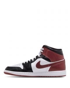 Air Jordan 1 Mid SE WHITE/DARK PONY-BLACK