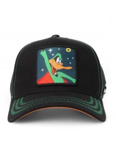 Martian Daffy Duck Trucker Hat  Black/Orange