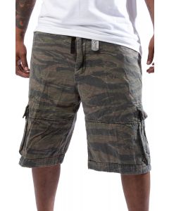 Vintage Camo Infantry Utility Cargo Shorts