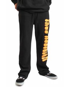 Puff Print Stacked Sweat pant  Black