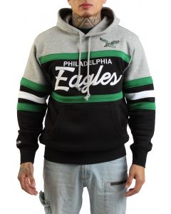 NFL Philadelphia Eagles Head Coach Pullover Hoodie Black/Grey