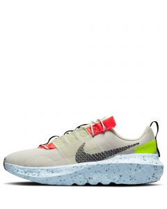 Nike React Element 55 sneakers in triple white BQ6167-101