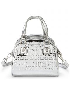 Von Dutch Reflective Bowling Bag  Silver