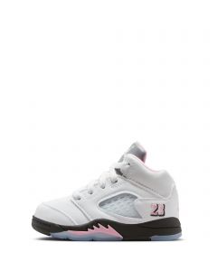 Toddler Air Jordan 5 Retro 'Medium Soft Pink' White/Med Soft Pink-Black