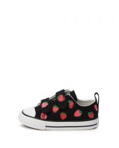 Toddler Chuck Taylor All Star Strawberries Easy-On Black/Soft Red/Watermelon Pink