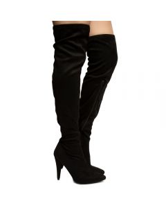 MAGNOLIA-08 KNEE HIGH BOOTS BLACK