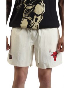 NBA Chicago Bulls Heritage Collection Vintage Woven Shorts Cream