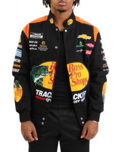 JH DESIGN Bass Pro Racer Jacket ADO3C3BP22-BLK - Shiekh
