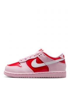 Pre-School Nike Dunk Low Pink Foam/Summit White-Lt Crimson