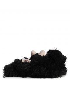 Doll Fuzzy Slippers  Black